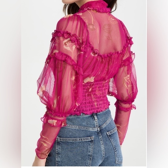 FREE People Time For Shine Mesh Top - Picture 2 of 13